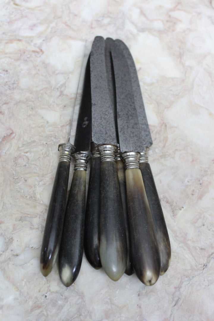 7 x French Dinner Knives - Kernow Furniture