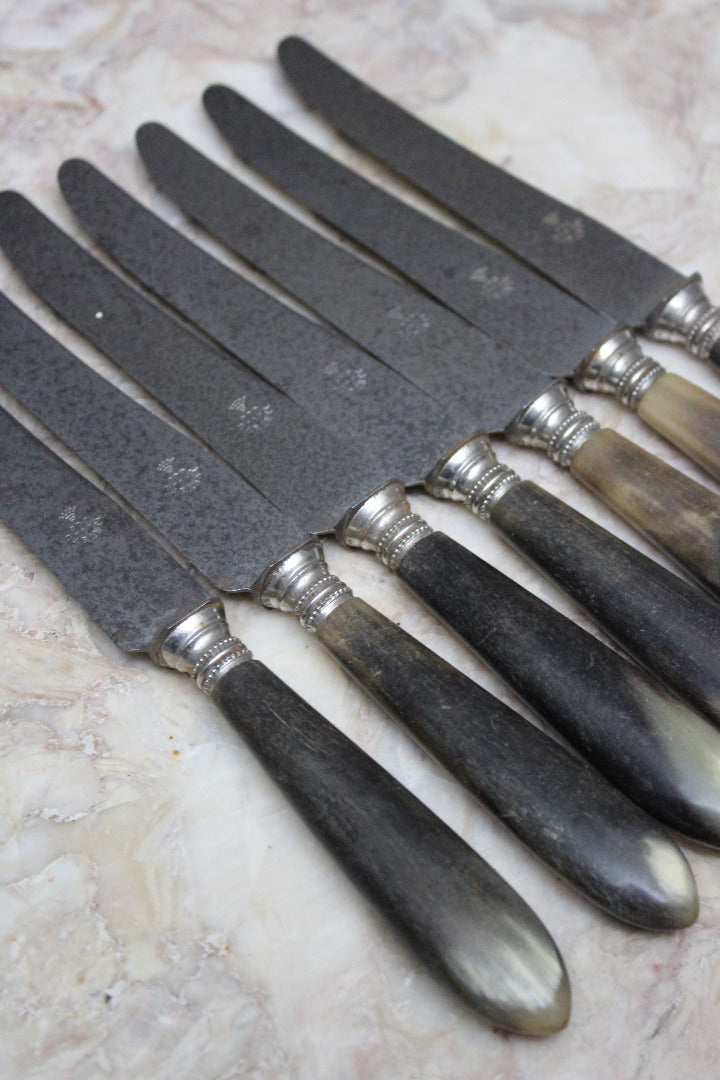 7 x French Dinner Knives - Kernow Furniture