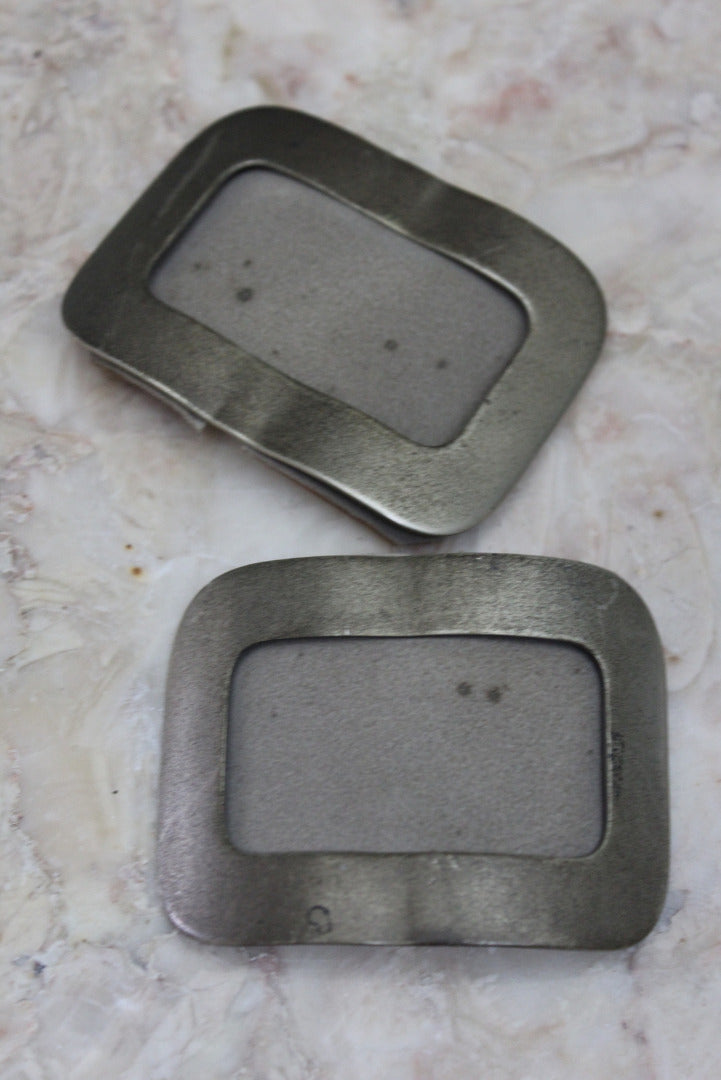 Pair Vintage Shoe Buckles - Kernow Furniture