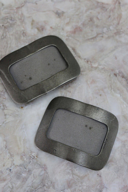 Pair Vintage Shoe Buckles - Kernow Furniture