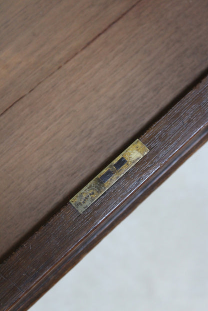 Antique Oak Library Table Desk