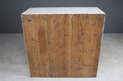 Vintage Pine British Rail Cupboard - Kernow Furniture