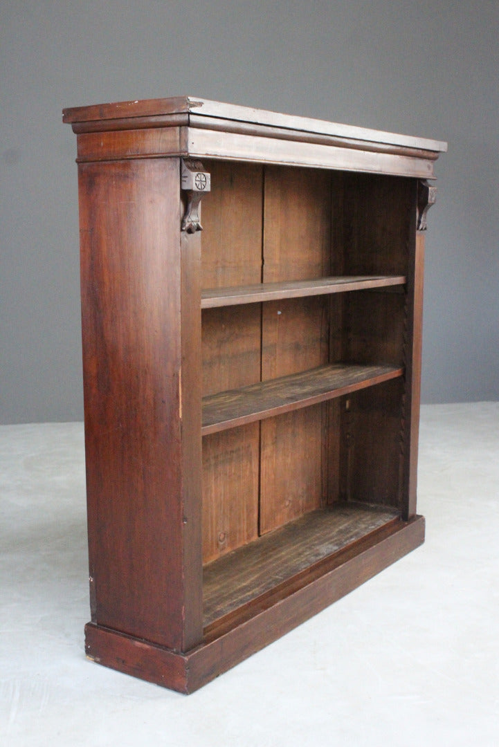 Victorian Mahogany Bookcase - Kernow Furniture