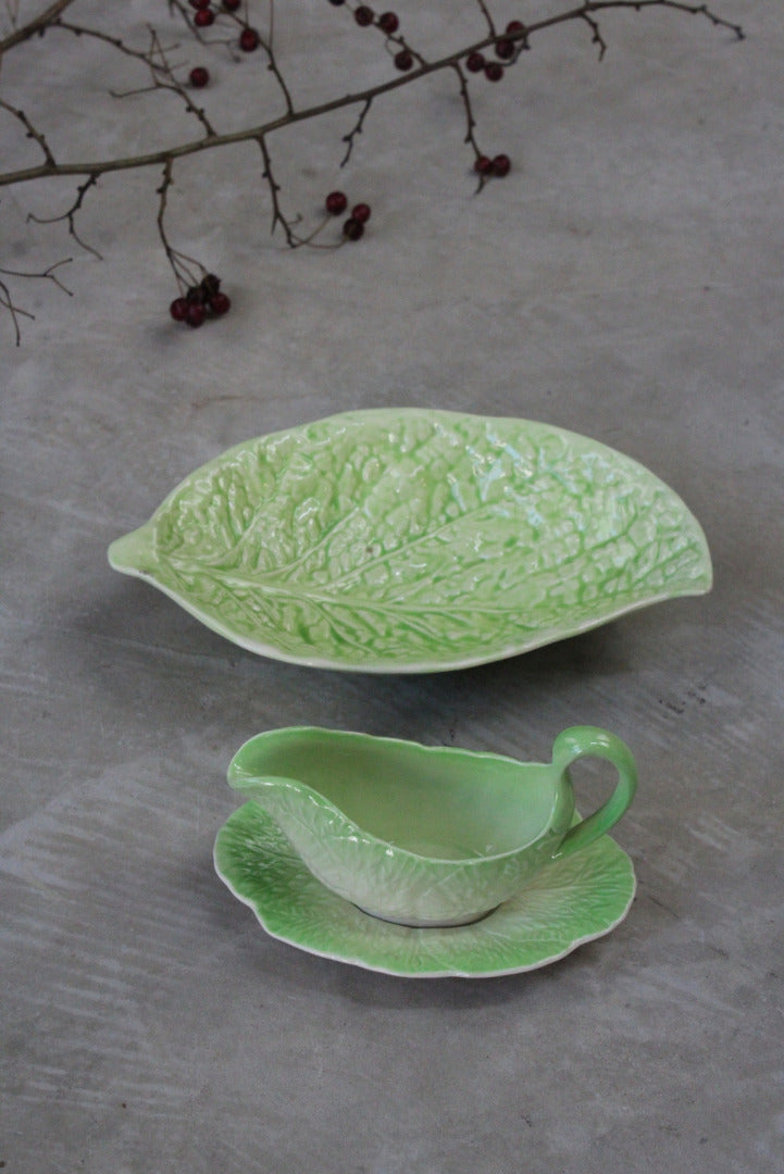 Crown Devon Dish & Cabbage Jug - Kernow Furniture