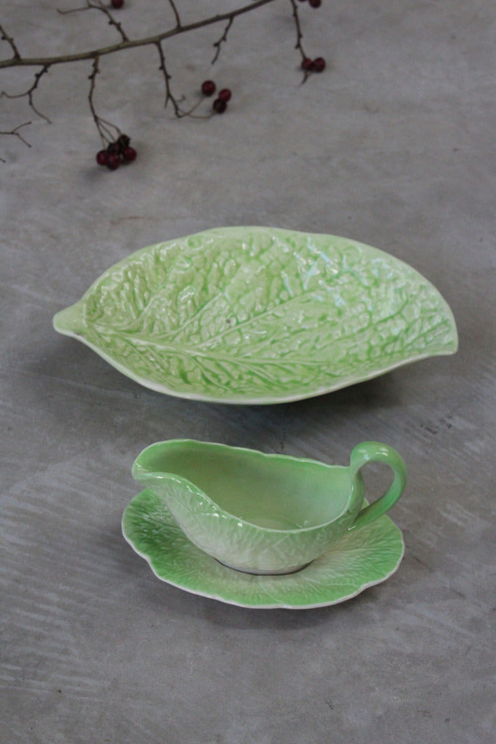 Crown Devon Dish & Cabbage Jug - Kernow Furniture