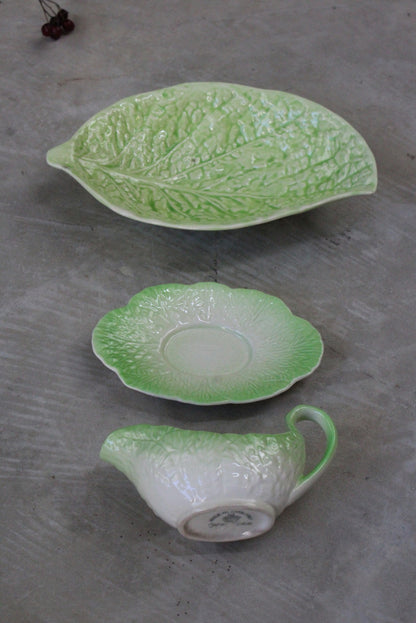 Crown Devon Dish & Cabbage Jug - Kernow Furniture