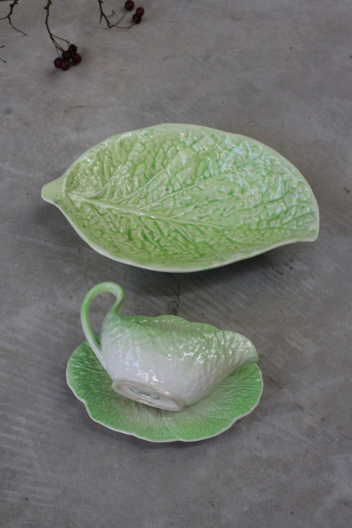 Crown Devon Dish & Cabbage Jug - Kernow Furniture