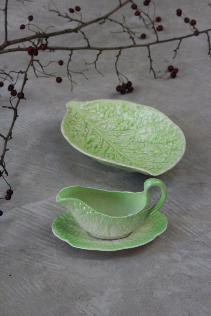 Crown Devon Dish & Cabbage Jug - Kernow Furniture