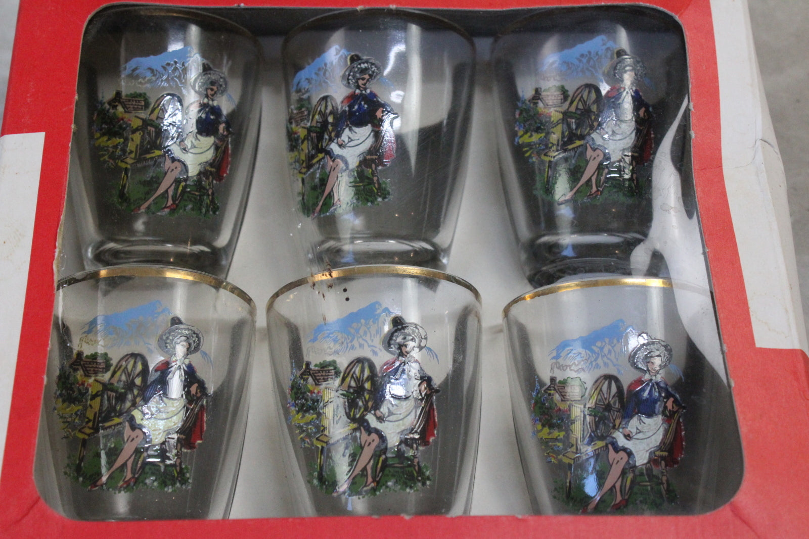 Retro Boxed Shot Glasses - Kernow Furniture