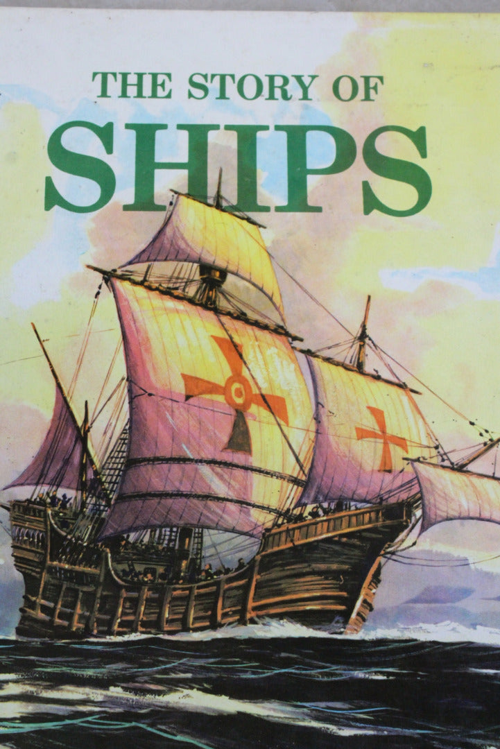 The Story of Ships - G Fouille Vintage Childs Book - Kernow Furniture