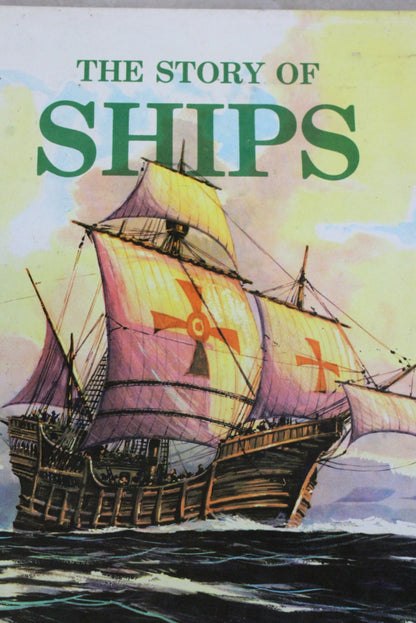 The Story of Ships - G Fouille Vintage Childs Book - Kernow Furniture