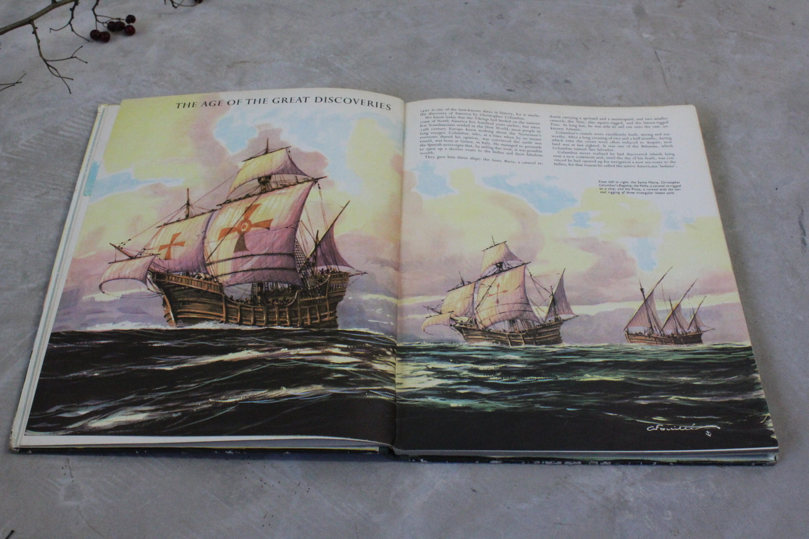 The Story of Ships - G Fouille Vintage Childs Book - Kernow Furniture