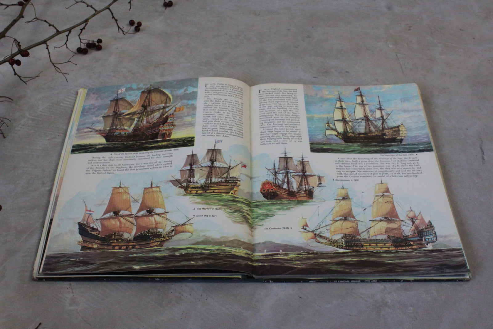 The Story of Ships - G Fouille Vintage Childs Book - Kernow Furniture