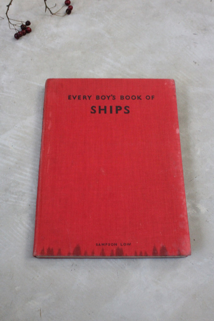 Every Boys Book of Ships - Kernow Furniture