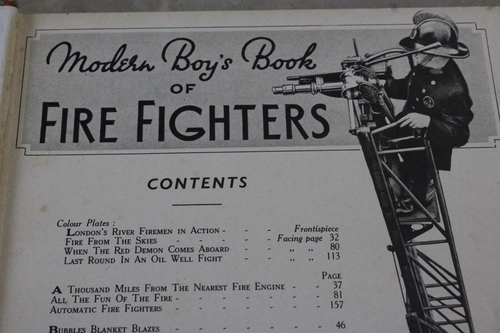 Modern Boys Book of Firefighters - Kernow Furniture