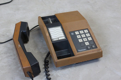 Retro BT Brown Leather Phone - Kernow Furniture