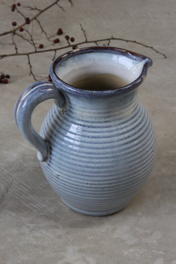 Large Blue Pottery Jug - Kernow Furniture