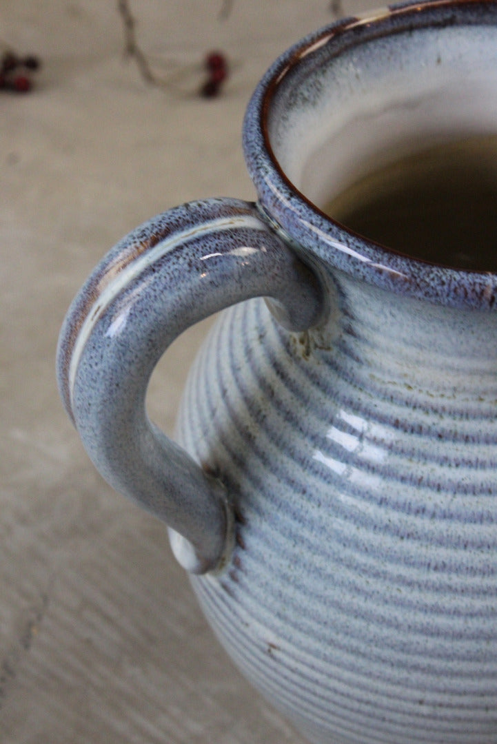 Large Blue Pottery Jug - Kernow Furniture