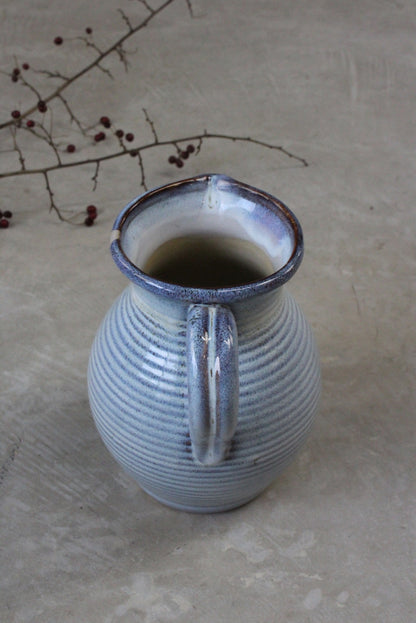 Large Blue Pottery Jug - Kernow Furniture