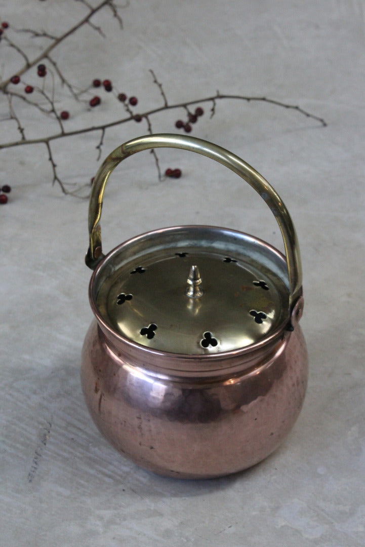 Hammered Copper Potpourri Simmering Pot - Kernow Furniture