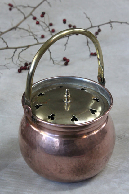 Hammered Copper Potpourri Simmering Pot - Kernow Furniture