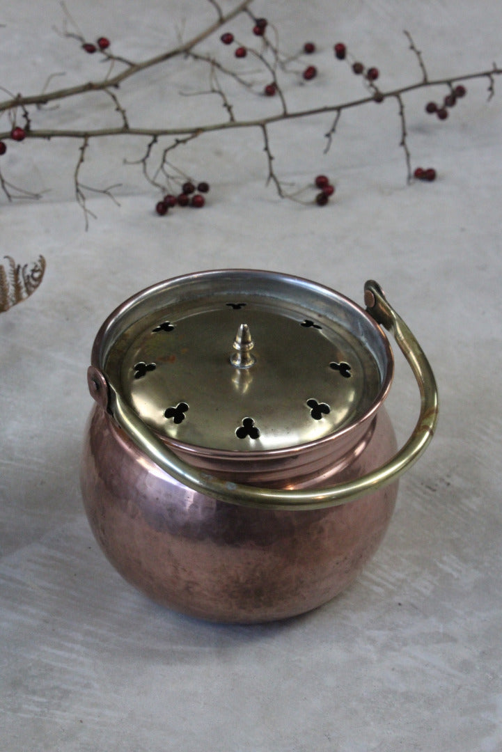 Hammered Copper Potpourri Simmering Pot - Kernow Furniture