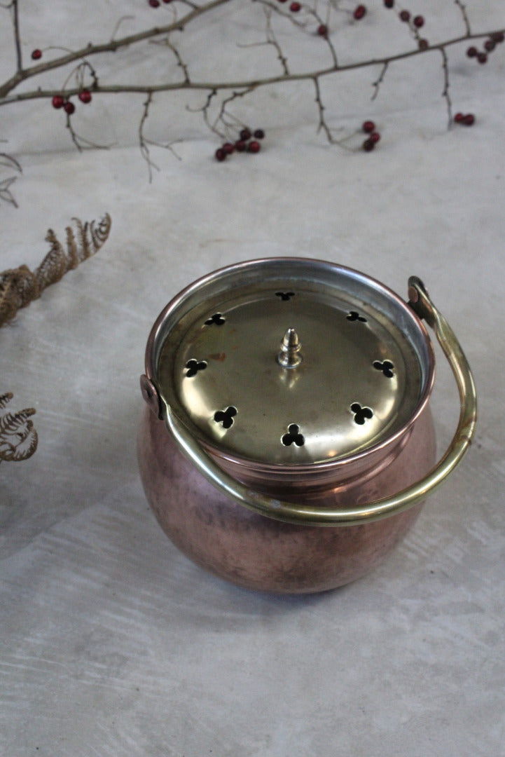 Hammered Copper Potpourri Simmering Pot - Kernow Furniture