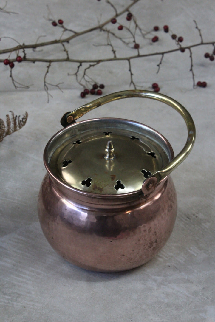 Hammered Copper Potpourri Simmering Pot - Kernow Furniture