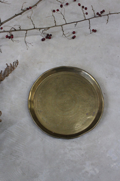 Eastern Brass Decorative Plate - Kernow Furniture