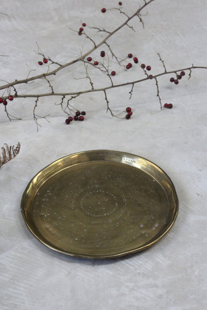 Eastern Brass Decorative Plate - Kernow Furniture