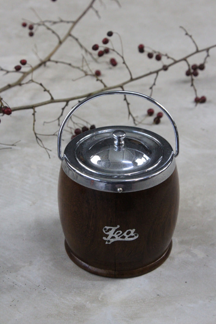 Early 20th Century Oak Tea Caddy - Kernow Furniture