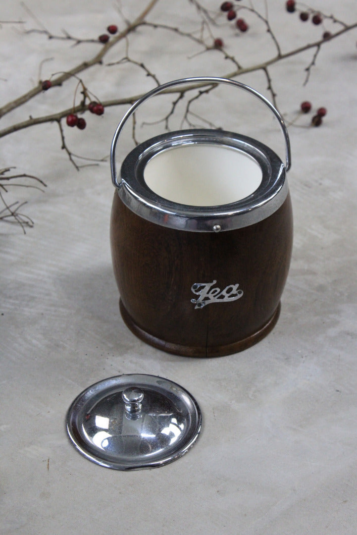 Early 20th Century Oak Tea Caddy - Kernow Furniture