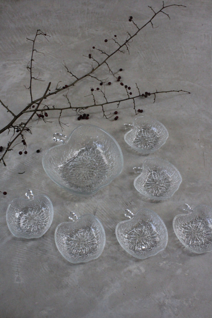 Ravenhead Glass Apple Dessert Set - Kernow Furniture