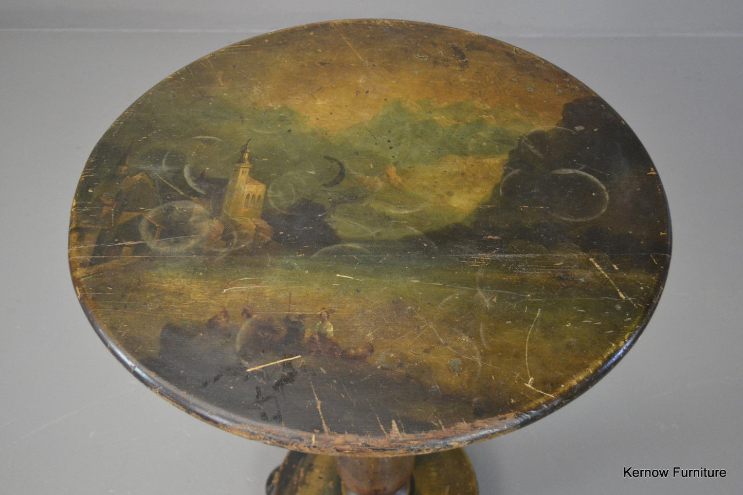 Victorian Hand Painted Occasional Table - Kernow Furniture