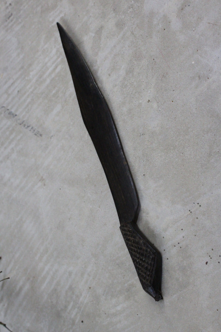 Carved African Letter Opener - Kernow Furniture