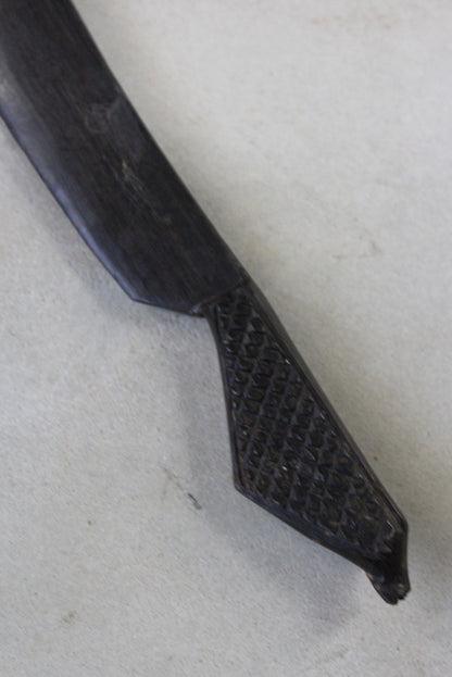 Carved African Letter Opener - Kernow Furniture