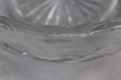 Cut Glass Trifle Serving Bowl - Kernow Furniture