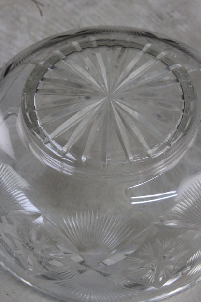 Cut Glass Trifle Serving Bowl - Kernow Furniture