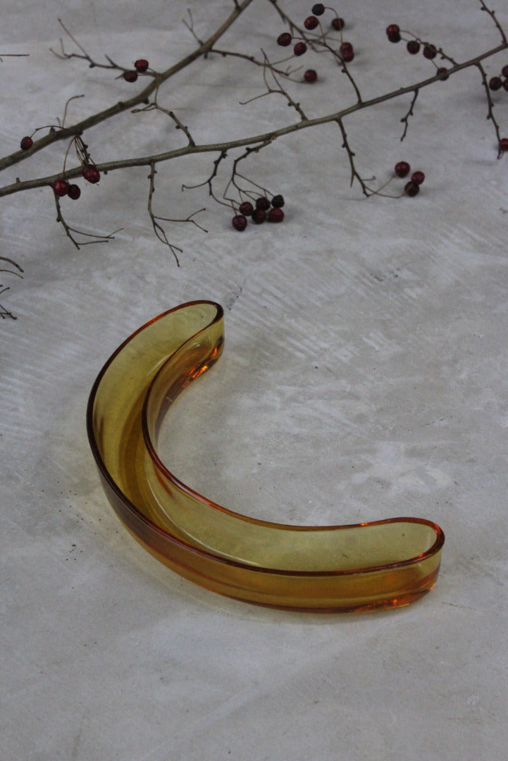 Amber Glass Posy Ring - Kernow Furniture