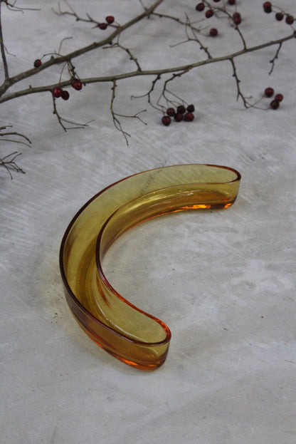 Amber Glass Posy Ring - Kernow Furniture