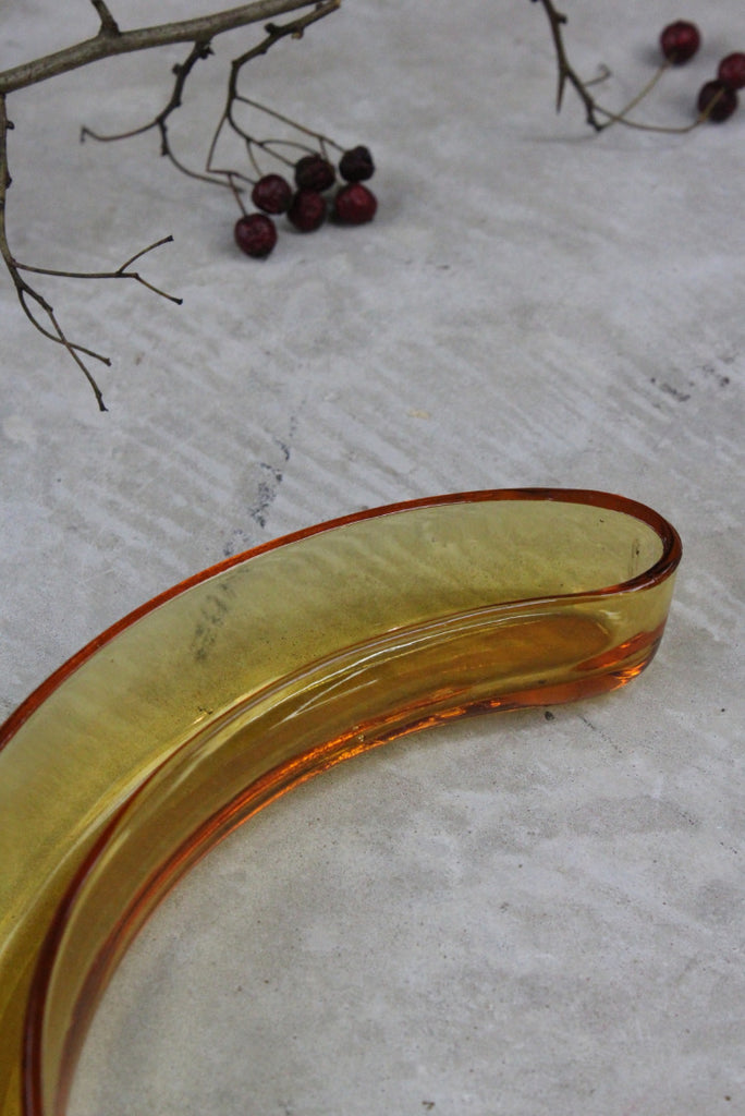 Amber Glass Posy Ring - Kernow Furniture