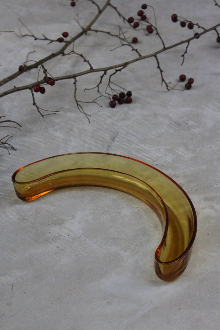 Amber Glass Posy Ring - Kernow Furniture