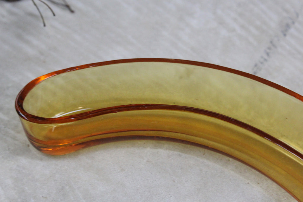 Amber Glass Posy Ring - Kernow Furniture