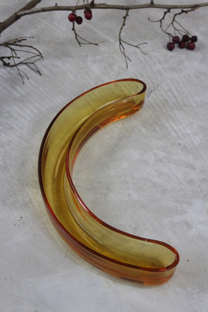 Amber Glass Posy Ring - Kernow Furniture