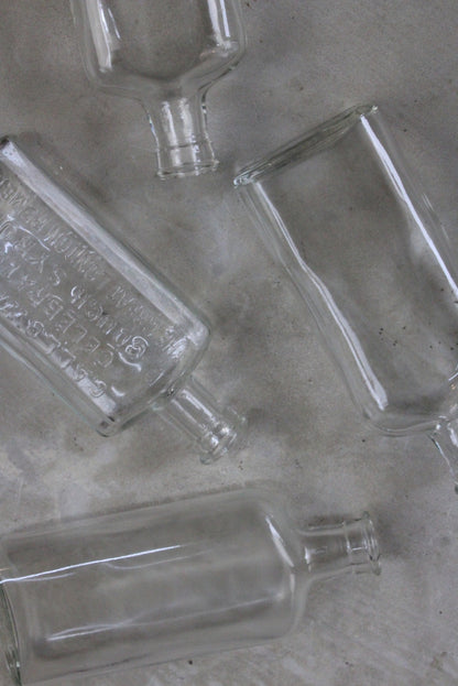 Vintage Glass Bottles - Kernow Furniture