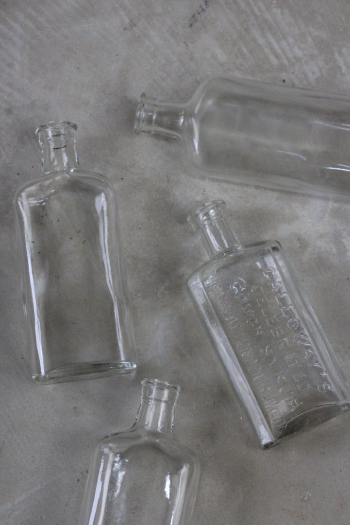 Vintage Glass Bottles - Kernow Furniture