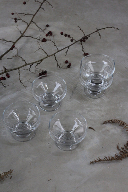 5 Glass Dessert Bowls - Kernow Furniture