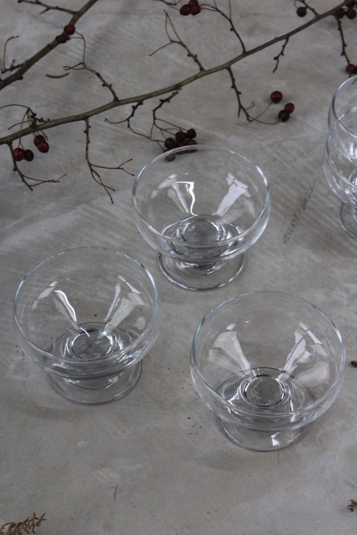 5 Glass Dessert Bowls - Kernow Furniture