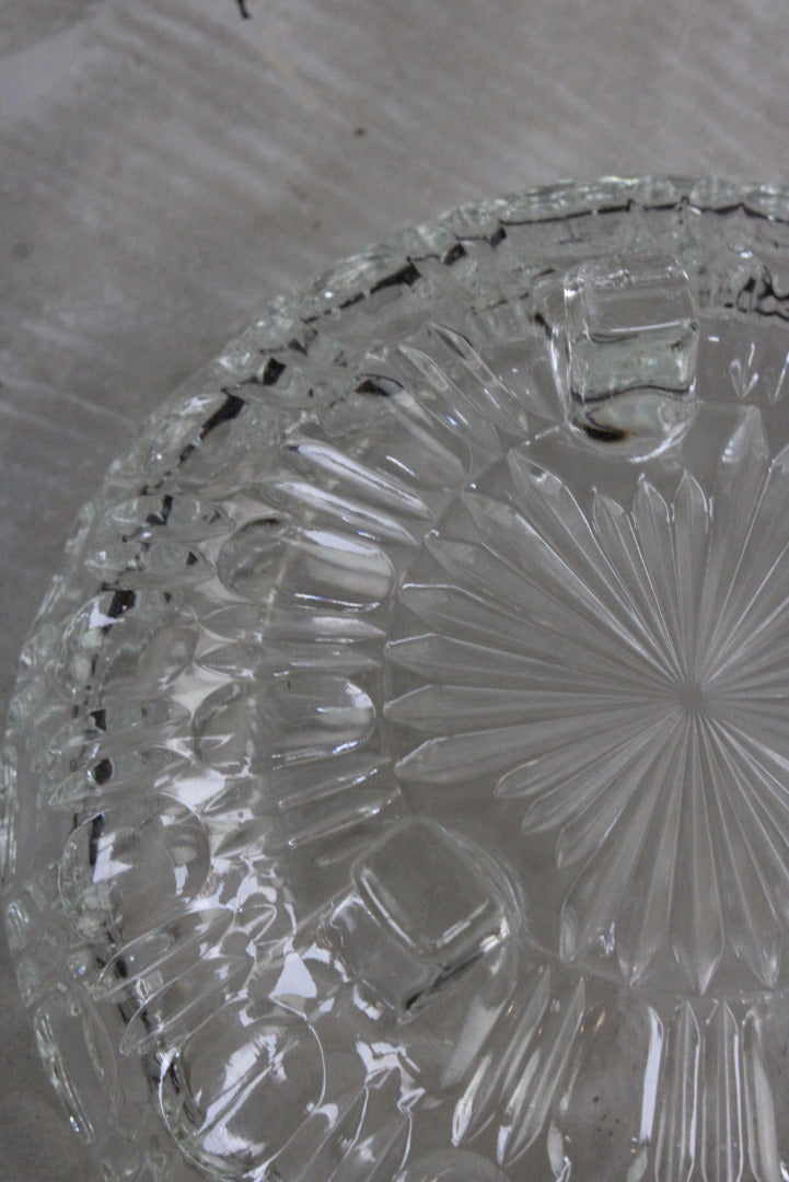 Vintage Pressed Glass Dessert Bowl - Kernow Furniture