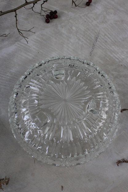 Vintage Pressed Glass Dessert Bowl - Kernow Furniture